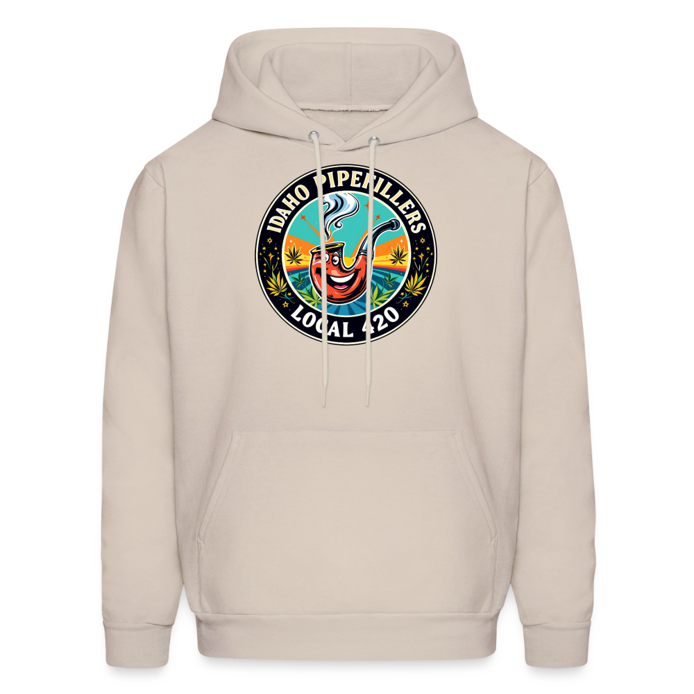IDAHO PIPEFILLERS LOCAL 420 F/B DESIGN Men's Hoodie - Sand