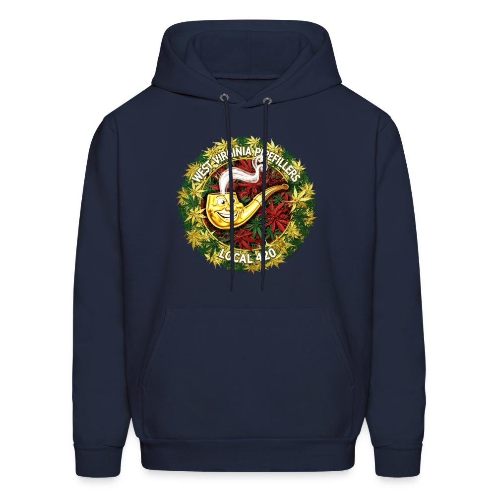 WEST VIRGINIA PIPIEFILLERS LOCAL 420 Men's Hoodie - navy