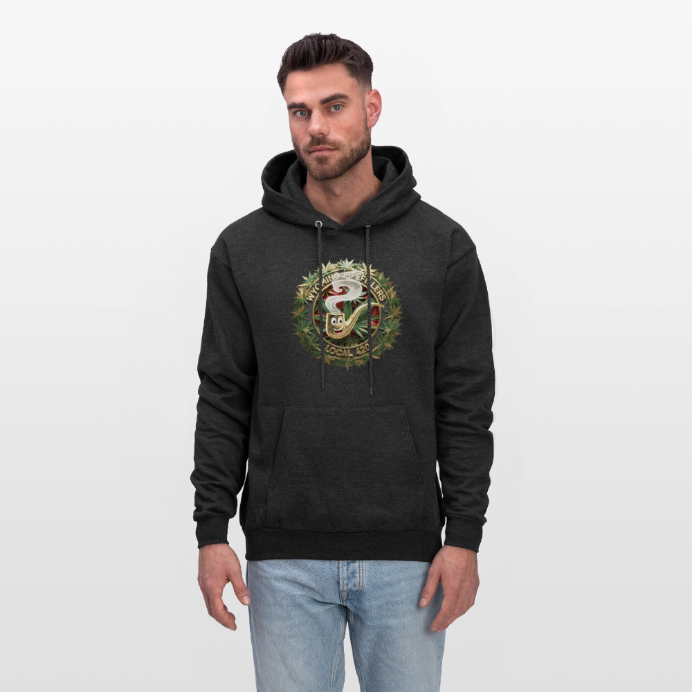 WYOMING PIPEFILLERS LOCAL 420 Men's Hoodie - charcoal grey