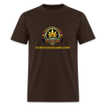 GURU GANJA GARB LOGO W SITE Men's T-Shirt - brown