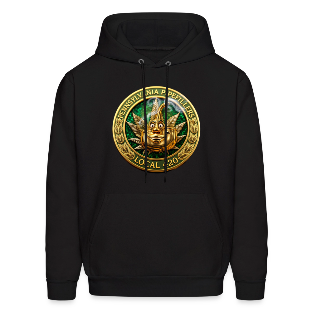 PENNSYLVANIA  PIPEFILLERS LOCAL 420 Men's Hoodie - black