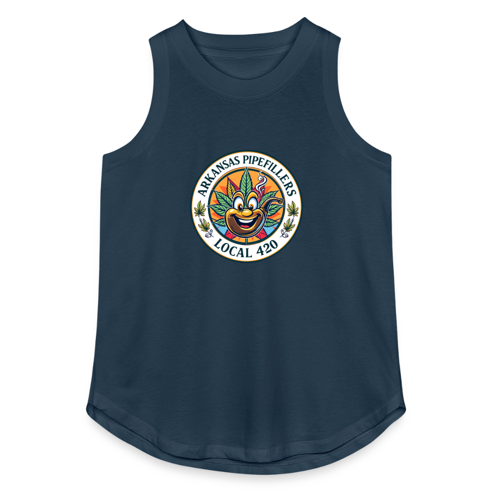 ARKANSAS PIPEFILLERS LOCAL 420 Women's Relaxed Tank Top - denim