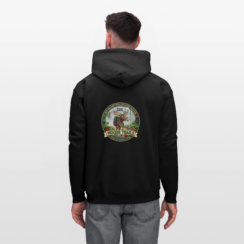 NEW ENGLAND PIPEFILLERS LOCAL 420 BRO Men's Hoodie - black