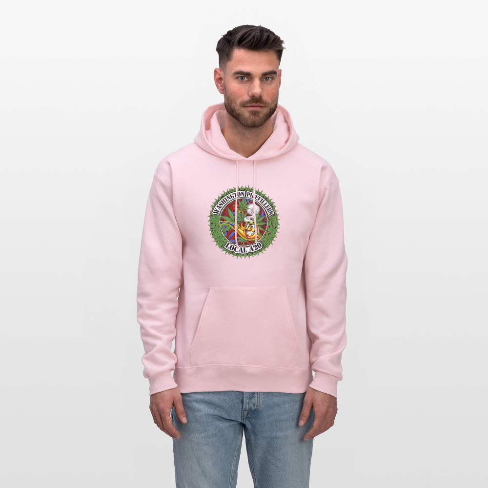WASHINGTON PIPEFILLERS LOCAL 420 F/B DESIGN Men's Hoodie - pale pink