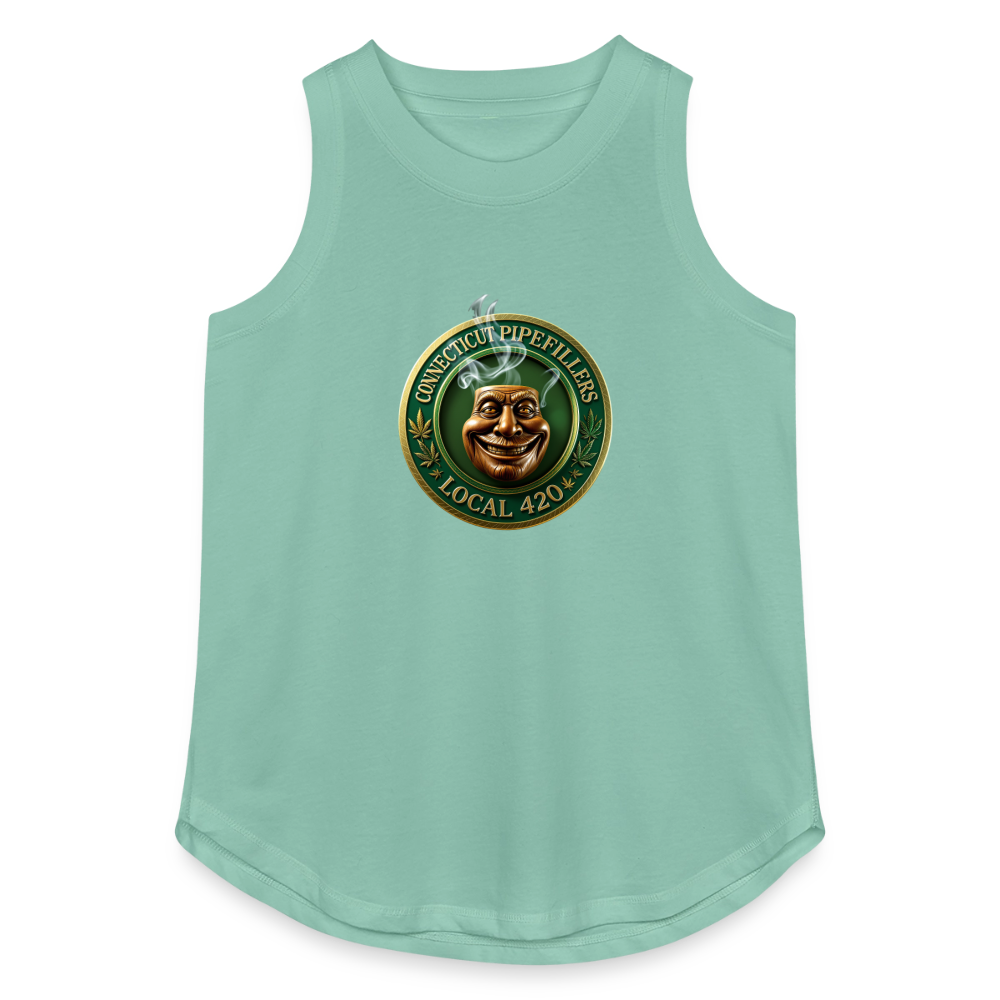 CONNECTICUT PIPEFILLERS LOCAL 420 Women's Relaxed Tank Top - saltwater