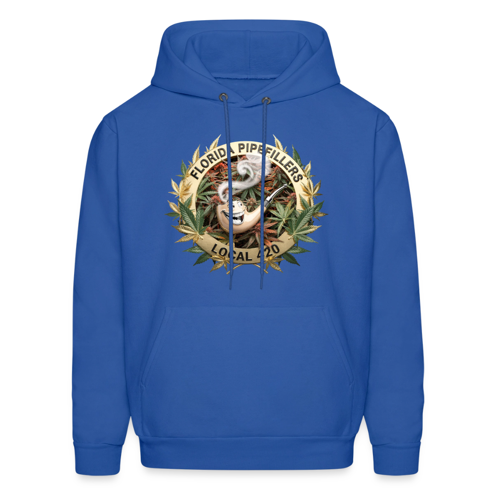 FLORIDA PIPEFILLERS LOCAL 420 Men's Hoodie - royal blue