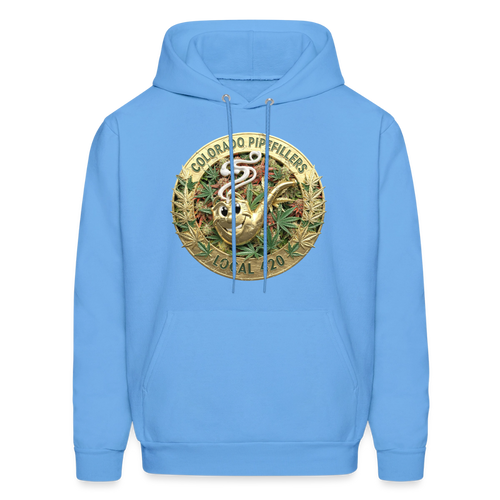 COLORADO PIPEFILLERS LOCAL 420 Men's Hoodie - carolina blue