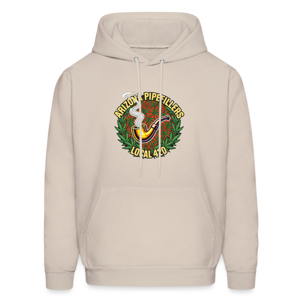 ARIZONA PIPEFILLERS LOCAL 420 F/B DESIGN Men's Hoodie - Sand