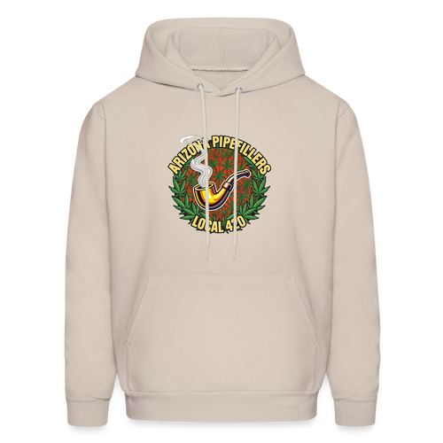 ARIZONA PIPEFILLERS LOCAL 420 F/B DESIGN Men's Hoodie - Sand