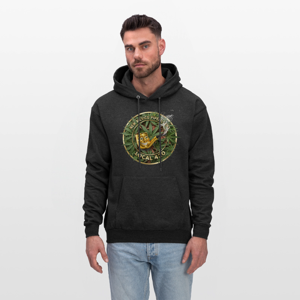 NEW MEXICO PIPEFILLERS LOCAL 420 Men's Hoodie - charcoal grey