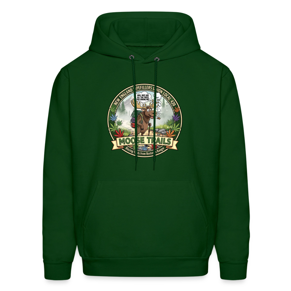 NEW ENGLAND PIPEFILLERS LOCAL 420 BRO Men's Hoodie - forest green