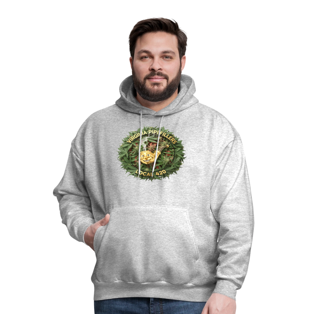 VIRGINIA PIPEFILLERS LOCAL 420 Men's Hoodie - heather gray
