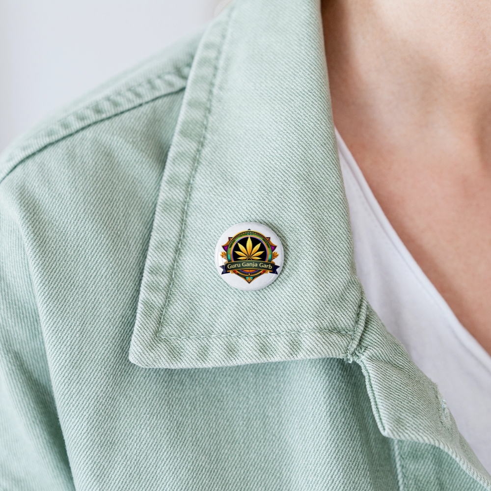 GGG LOGO Buttons small 1'' (5-pack) - white