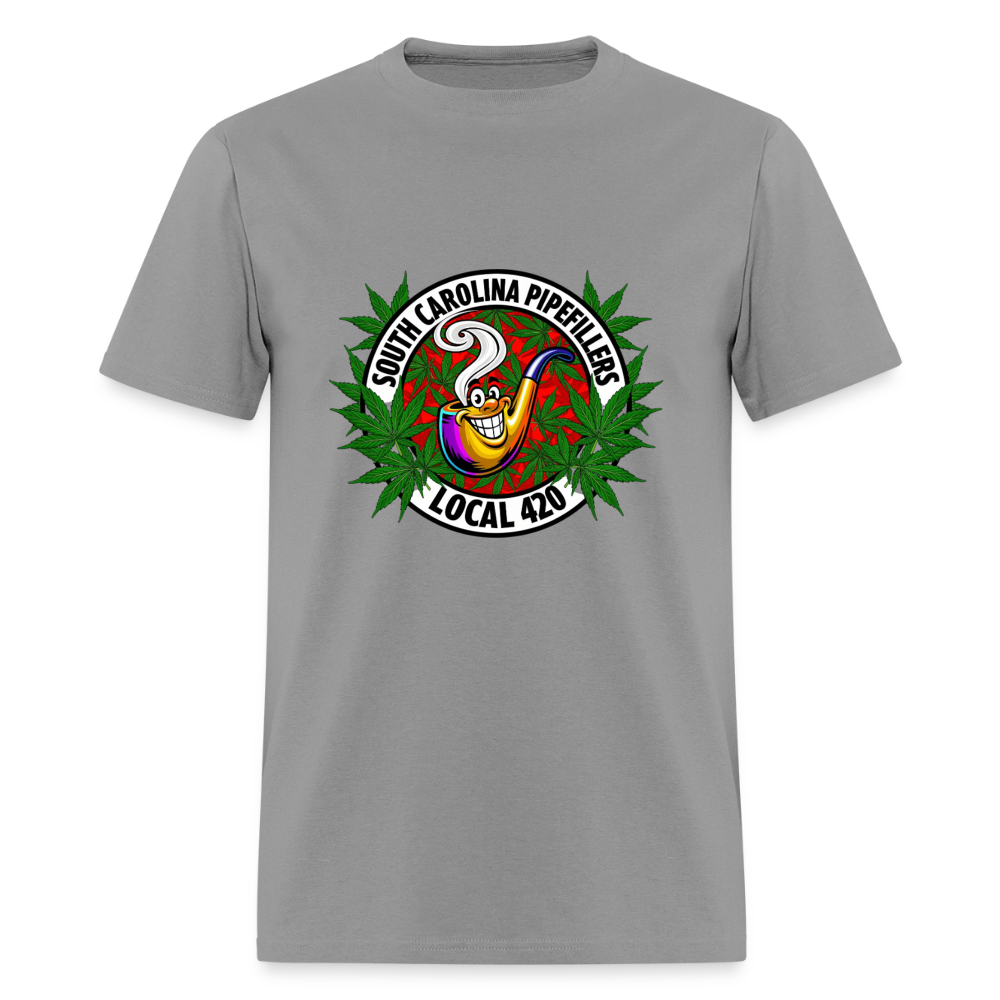 SOUTH CAROLINA PIPEFILLERS LOCAL 420 F/B DESIGN Men's T-Shirt - rock