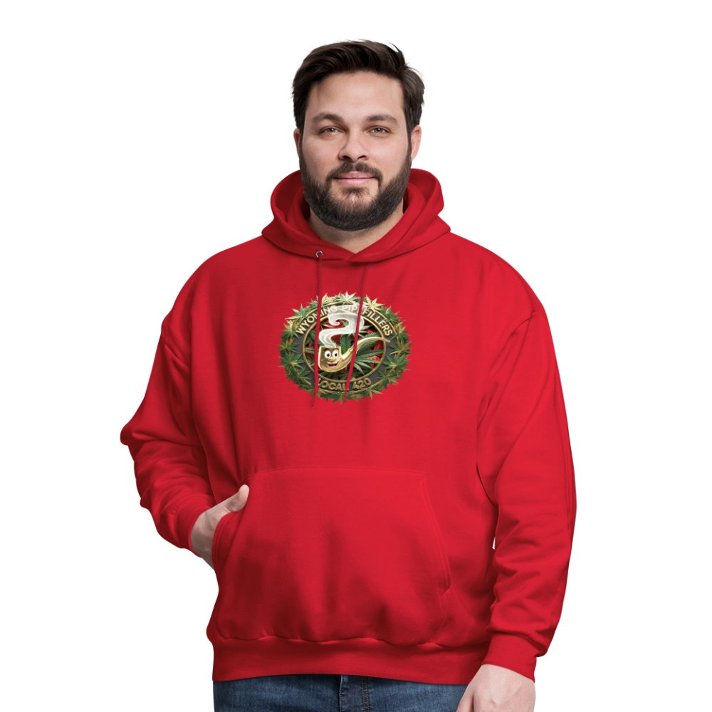 WYOMING PIPEFILLERS LOCAL 420 F/B DESIGN Men's Hoodie - red