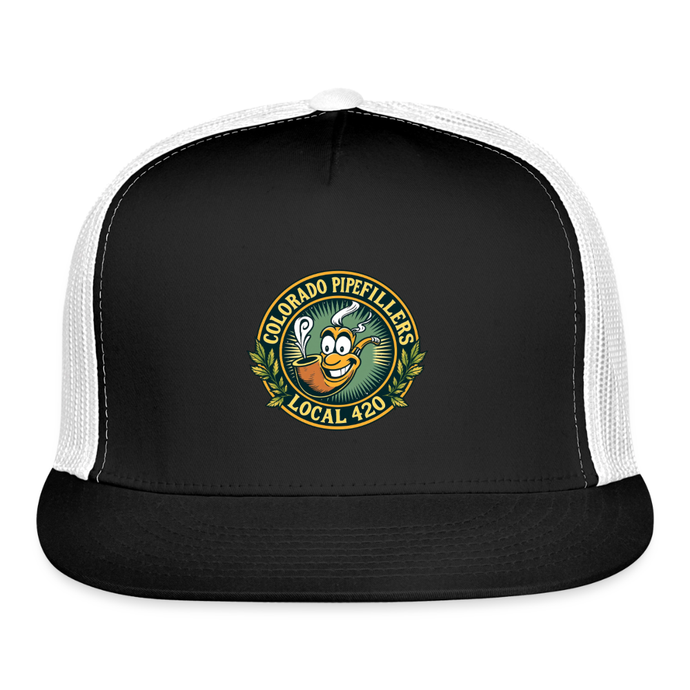 COLORADO PIPEFILLERS LOCAL 420 Trucker Hat - black/white