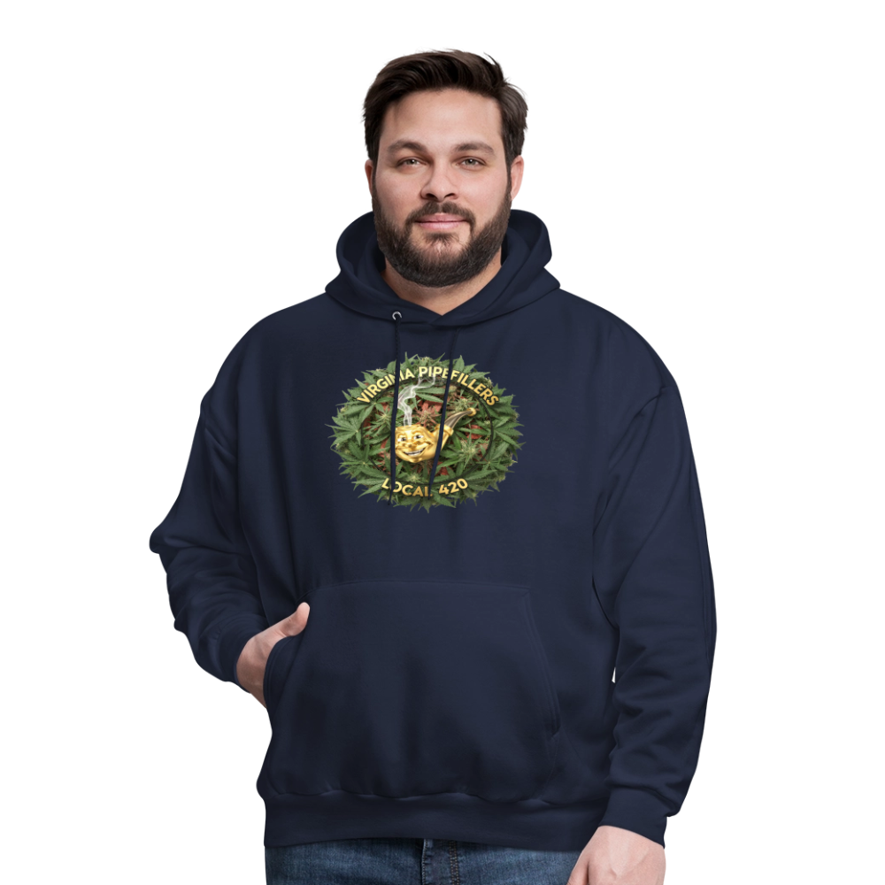 VIRGINIA PIPEFILLERS LOCAL 420 Men's Hoodie - navy