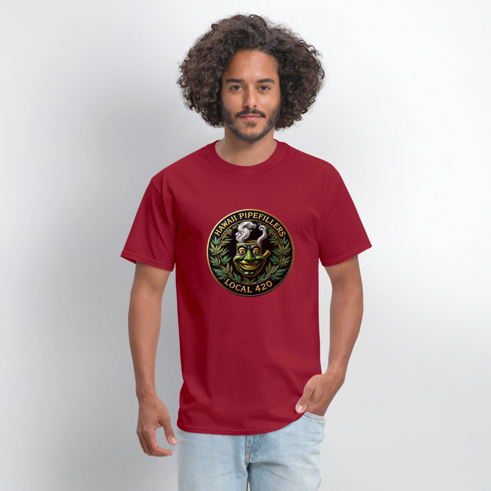 HAWAII PIPEFILLERS LOCAL 420 Men's T-Shirt - true red