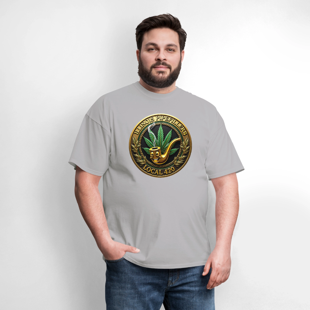 ILLINOIS PIPEFILLERS LOCAL 420 Men's T-Shirt - rock