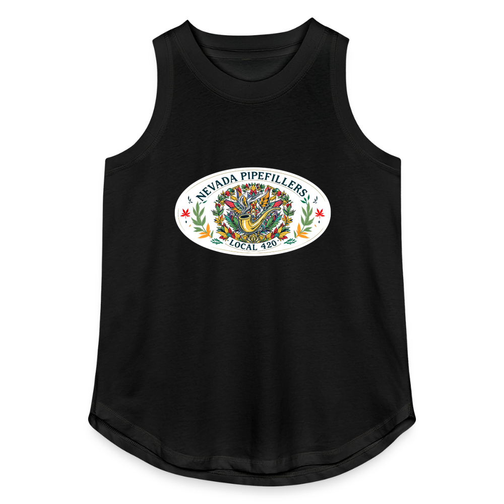 NEVADA PIPEFILLERS LOCAL 420 Women's Relaxed Tank Top - black