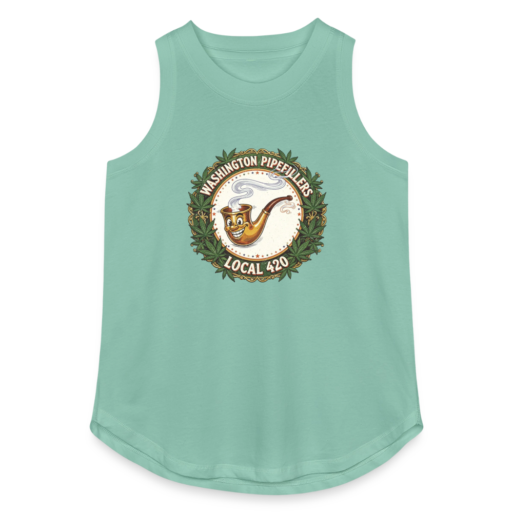 WASHINGTON PIPEFILLERS LOCAL 420 Women's Relaxed Tank Top - saltwater