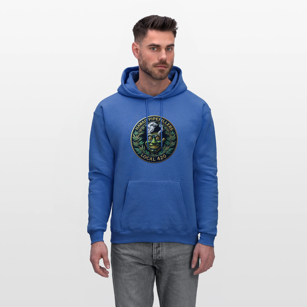 HAWAII PIPEFILLERS LOCAL 420 Men's Hoodie - royal blue