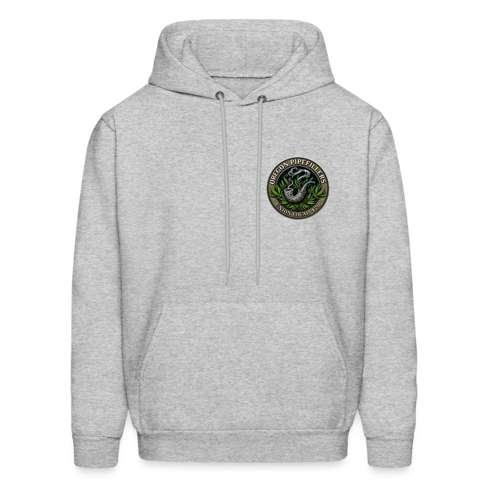 OREGON PIPEFILLERS UNION LOCAL 420 Men's Hoodie - heather gray