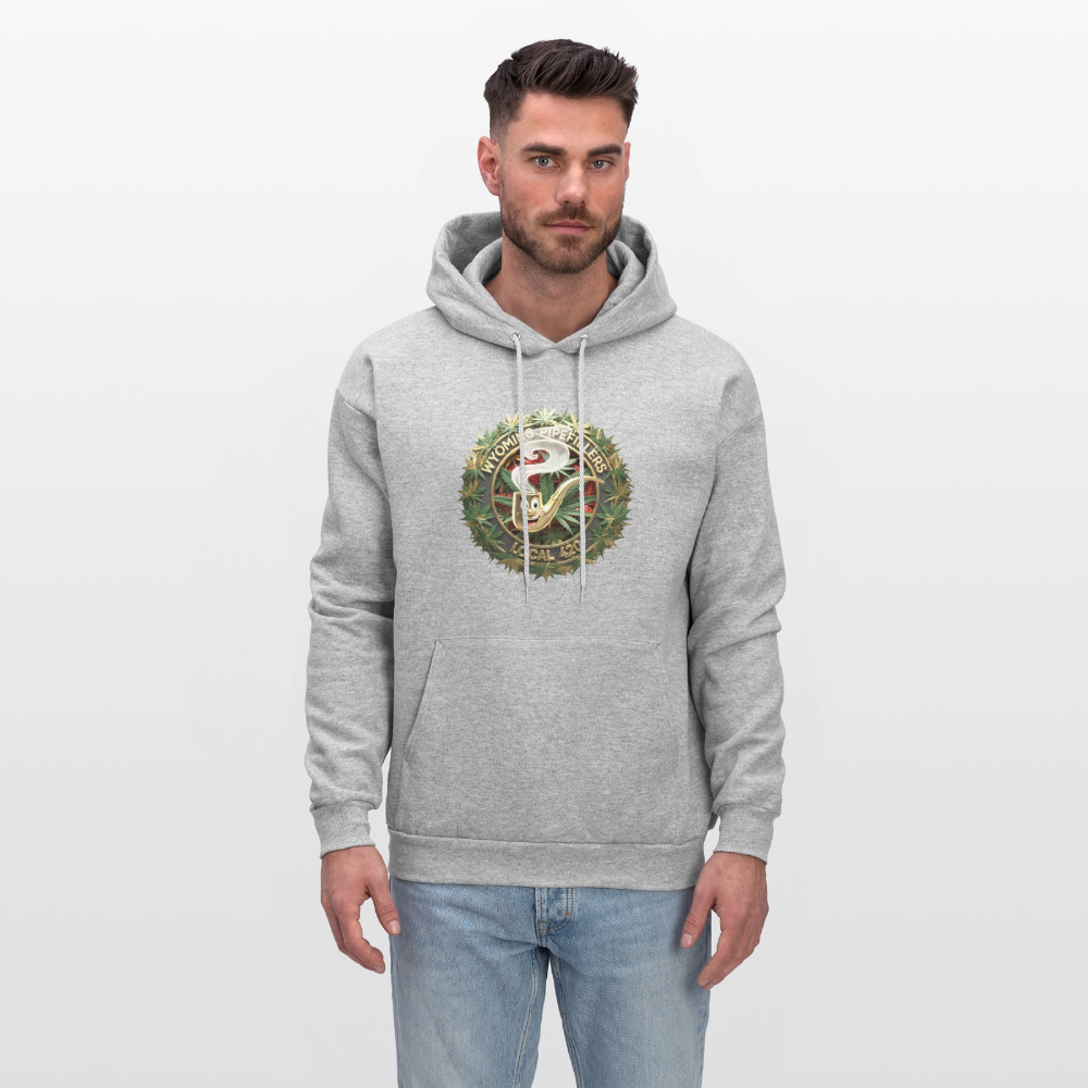 WYOMING PIPEFILLERS LOCAL 420 Men's Hoodie - heather gray