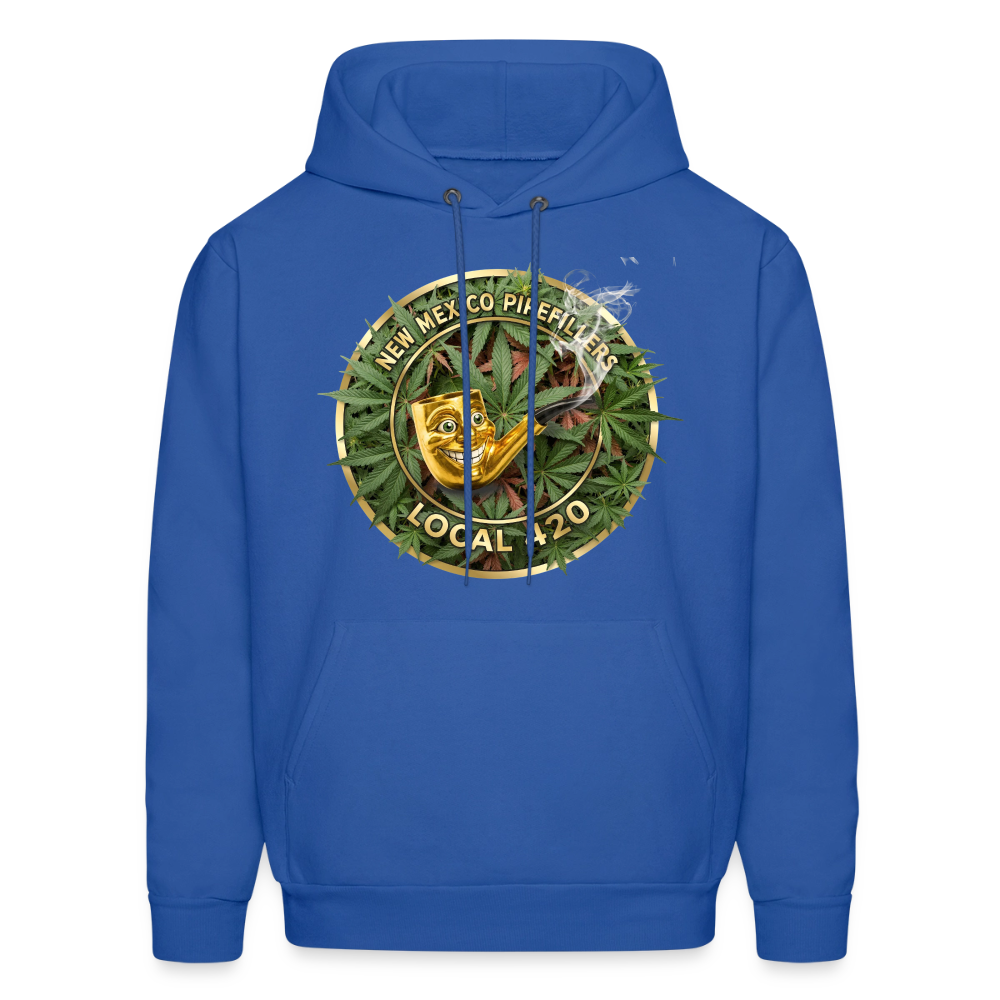 NEW MEXICO PIPEFILLERS LOCAL 420 Men's Hoodie - royal blue