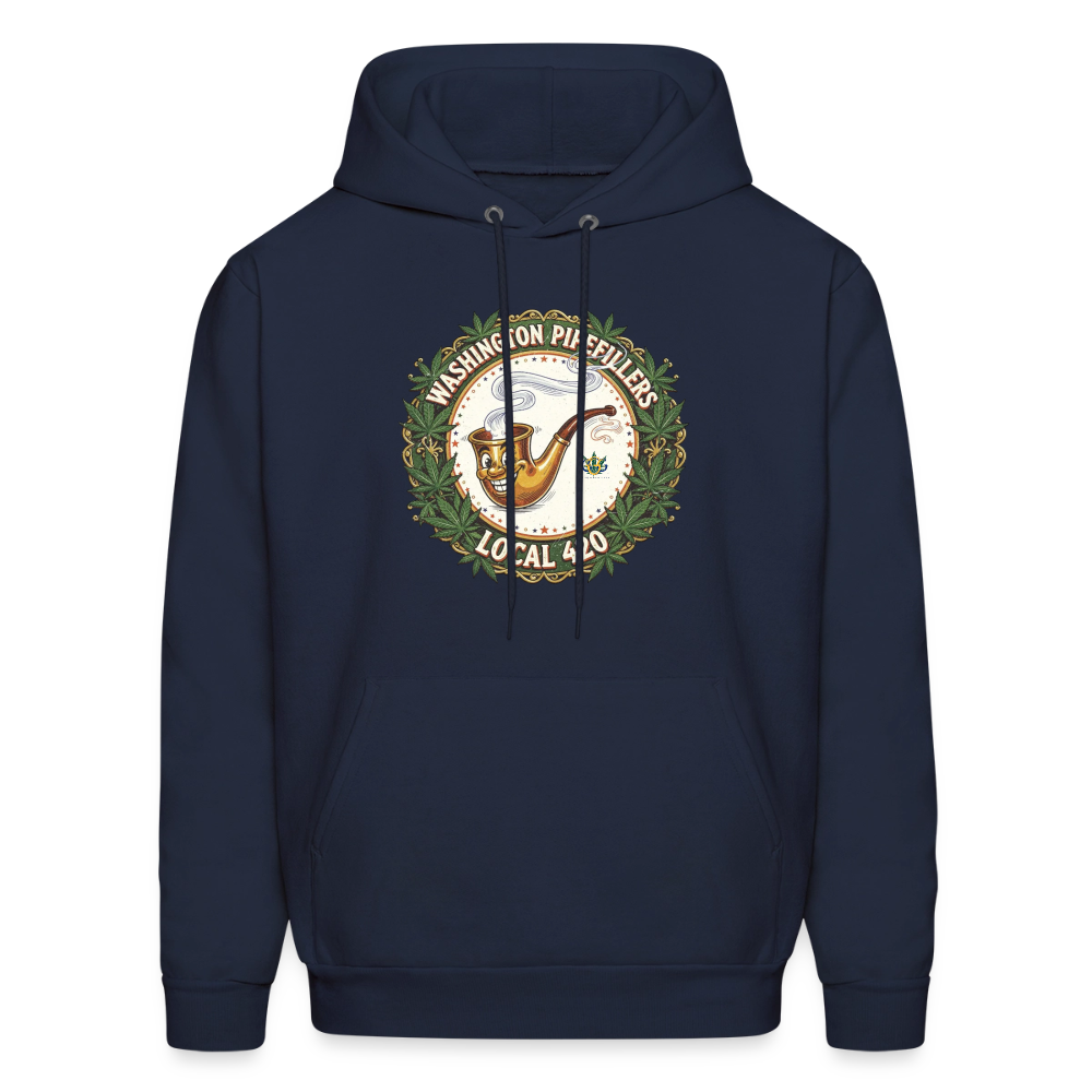 WASHINGTON PIPEFILLERS LOCAL 420 Men's Hoodie - navy