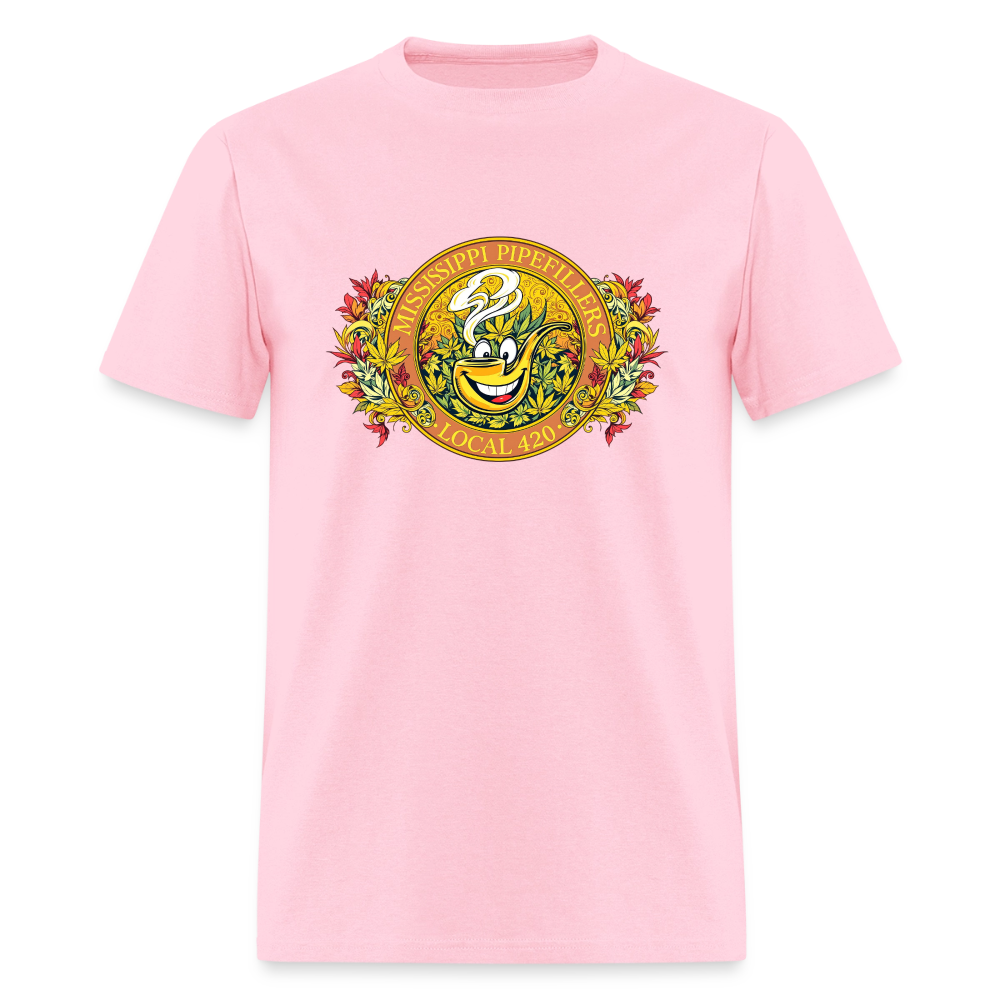 MISSISSIPPI PIPEFILLERS LOCAL 420 F/B DESIGNS Men's T-Shirt - pink