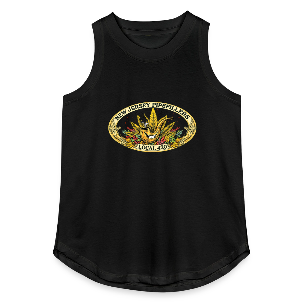 NEW JERSEY PIPEFILLERS LOCAL 420 Women's Relaxed Tank Top - black