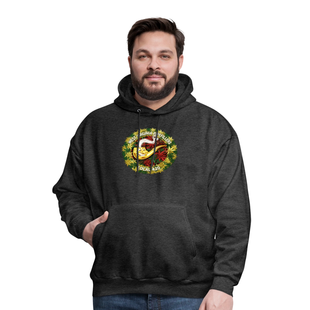 WEST VIRGINIA PIPIEFILLERS LOCAL 420 Men's Hoodie - charcoal grey