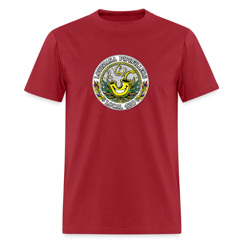 LOUISIANA PIPEFILLERS LOCAL 420 Men's T-Shirt - true red