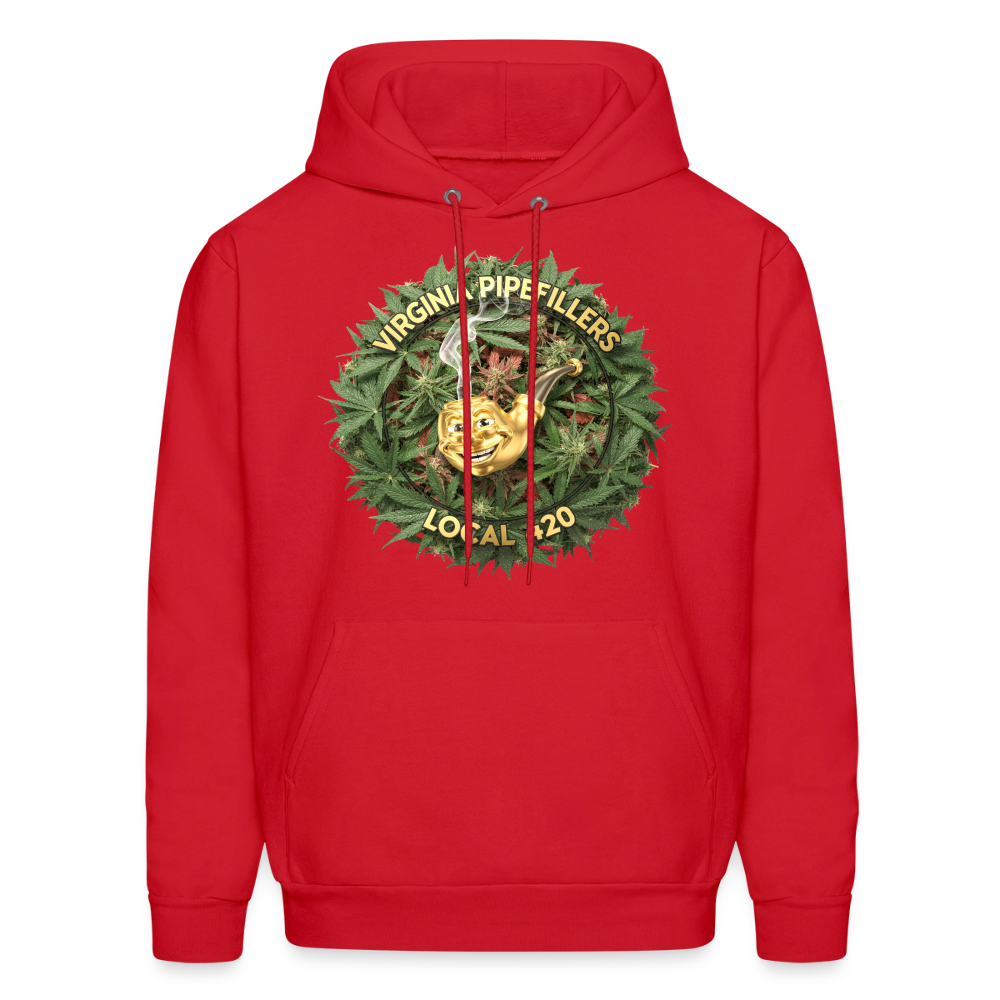 VIRGINIA PIPEFILLERS LOCAL 420 Men's Hoodie - red