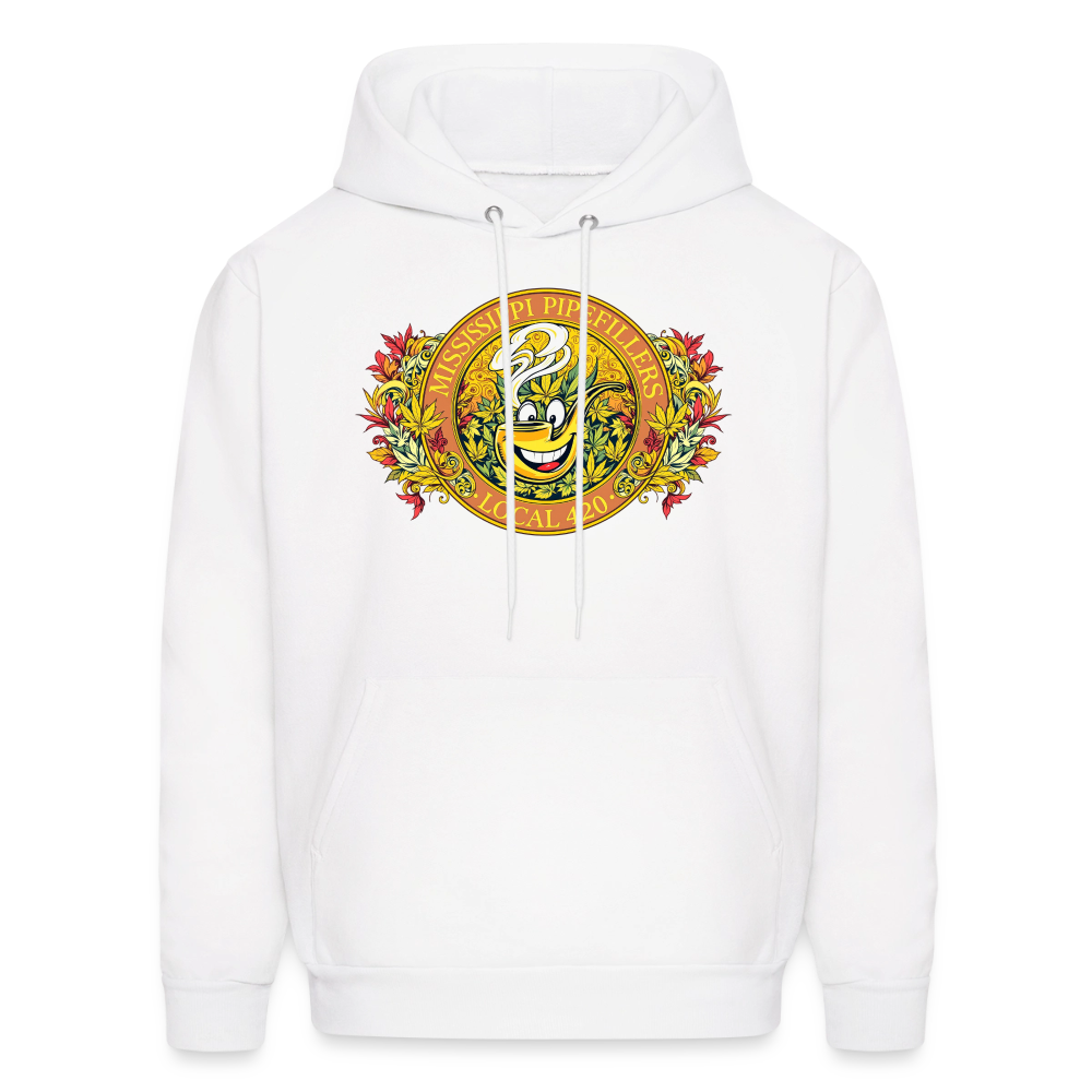 MISSISSIPPI PIPEFILLERS LOCAL 420 F/B DESIGNS Men's Hoodie - white