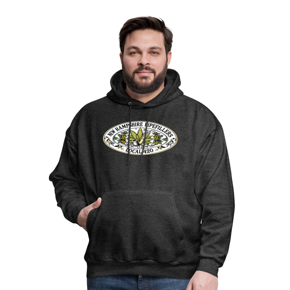 NEW HAMPSHIRE PIPEFILLERS LOCAL 420 Men's Hoodie - charcoal grey