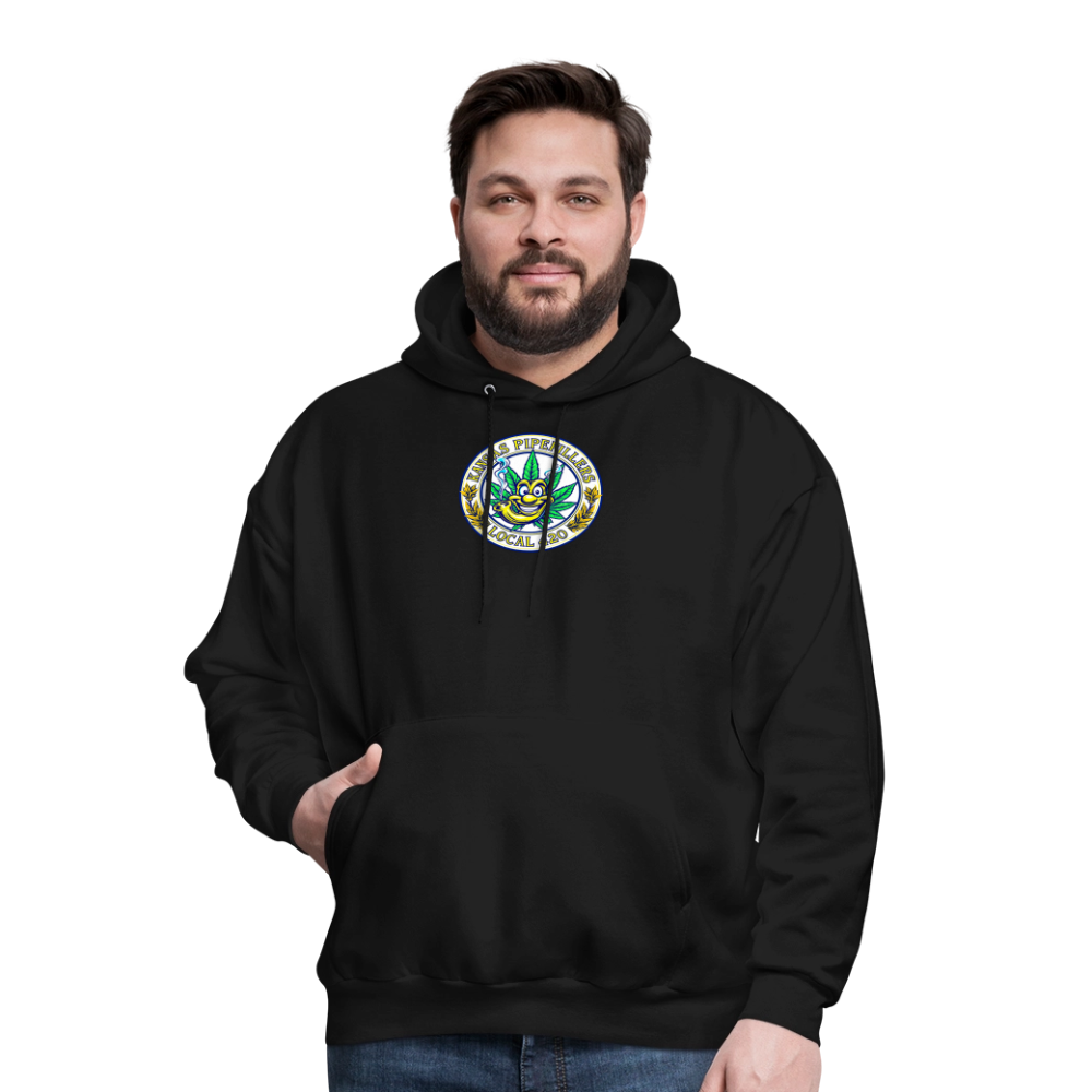 KANSAS PIPEFILLERS LOCAL 420 F/B DESIGNS  Men's Hoodie - black