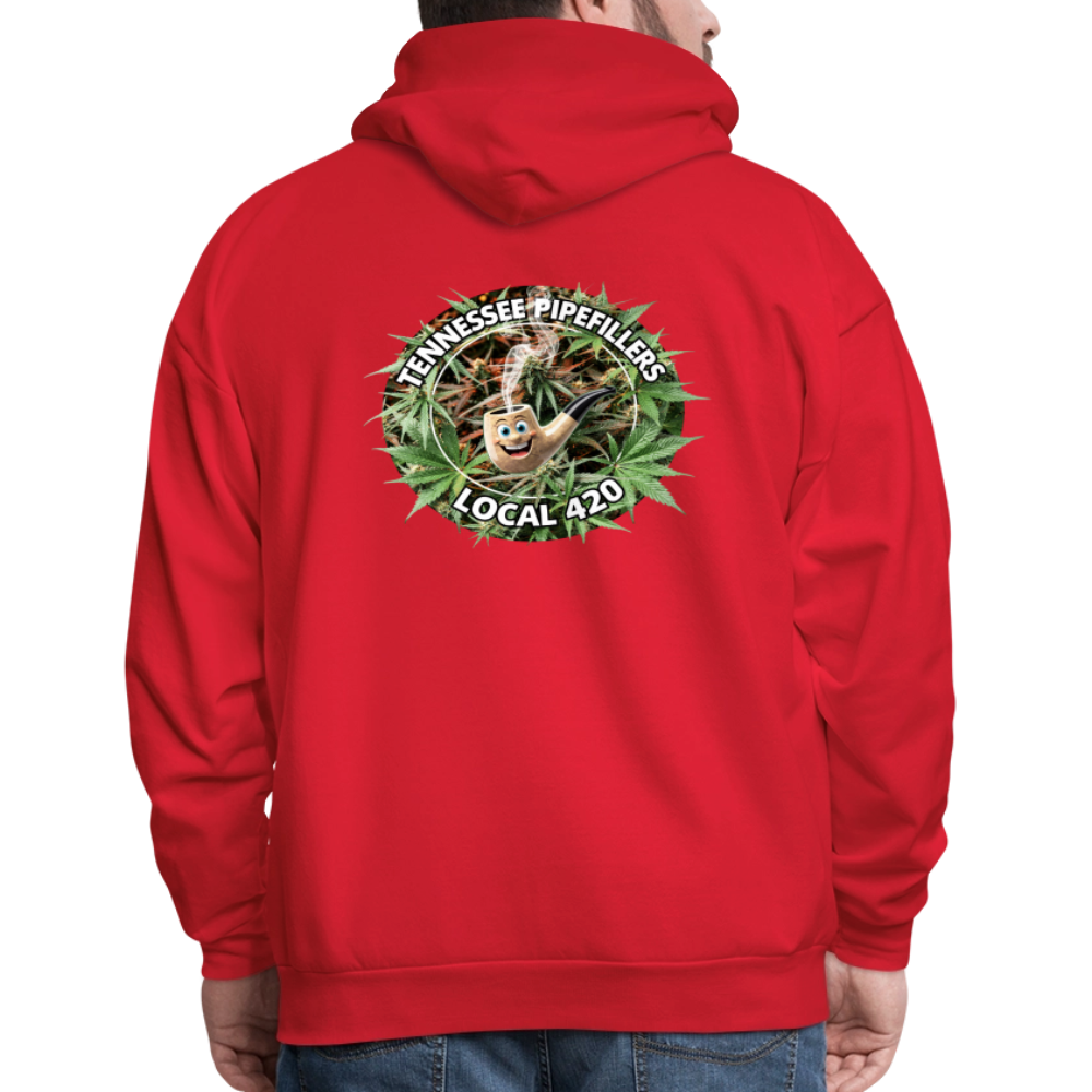 TENNESSEE PIPEFILLERS LOCAL 420 F/B DESIGN Men's  Hoodie - red