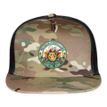 MICHIGAN PIPEFILLERS LOCAL 420 CAMO Trucker Hat - MultiCam\black