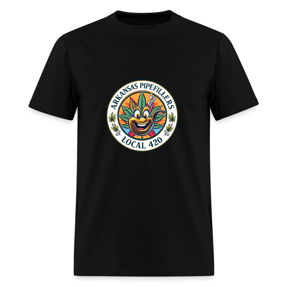 ARKANSAS PIPEFILLERS LOCAL 420 Men's T-Shirt - black