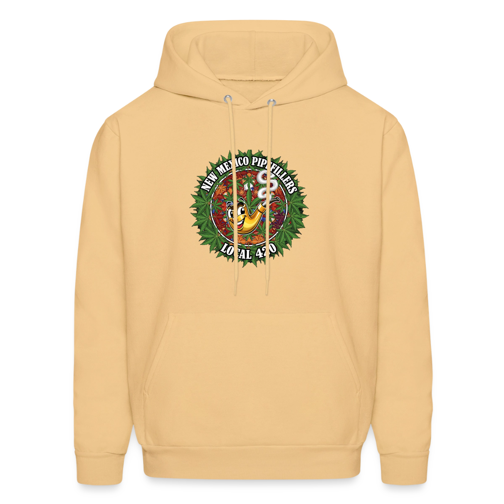 NEW MEXICO PIPEFILLERS LOCAL 420 Men's Hoodie - light gold 