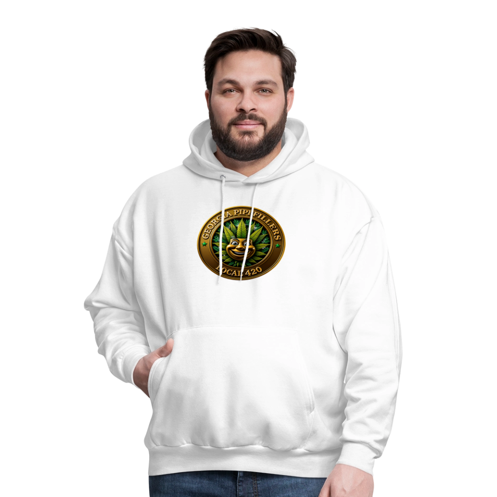 GEORGIA PIPEFILLERS LOCAL 420 Men's Hoodie - white