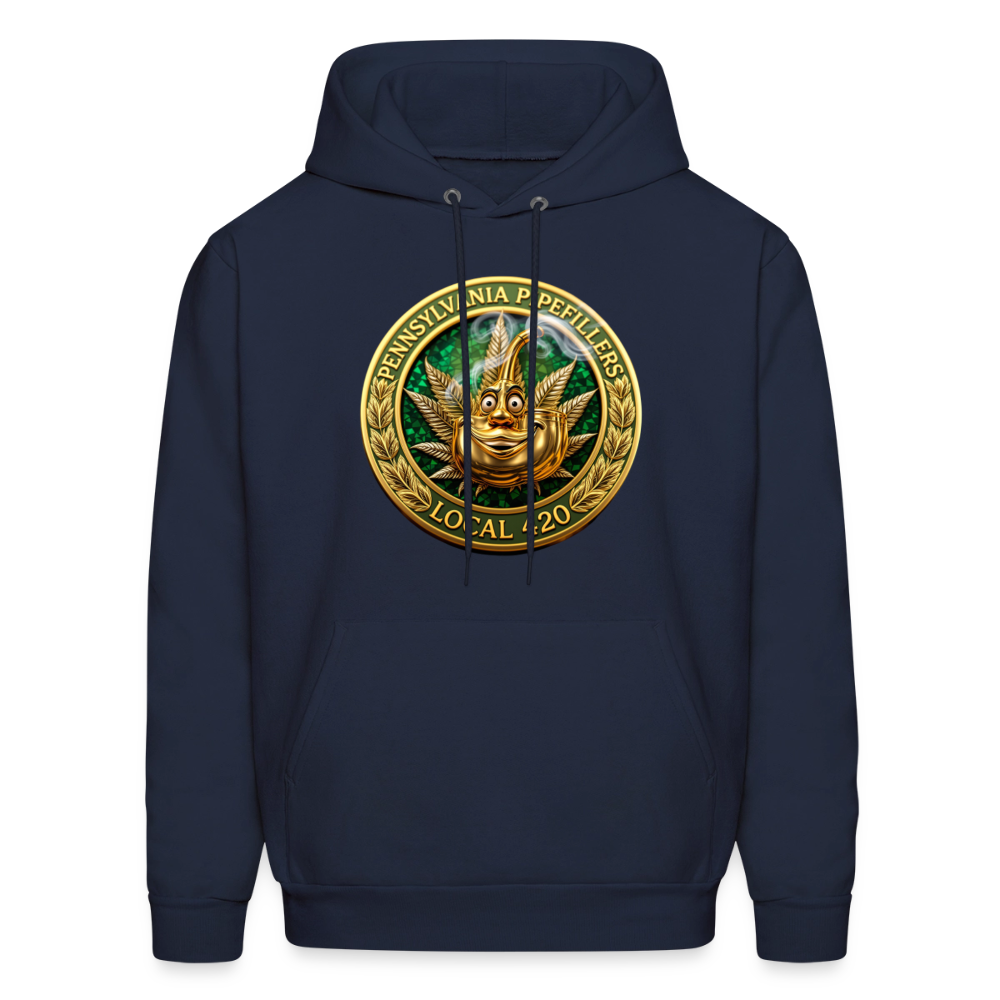 PENNSYLVANIA  PIPEFILLERS LOCAL 420 Men's Hoodie - navy