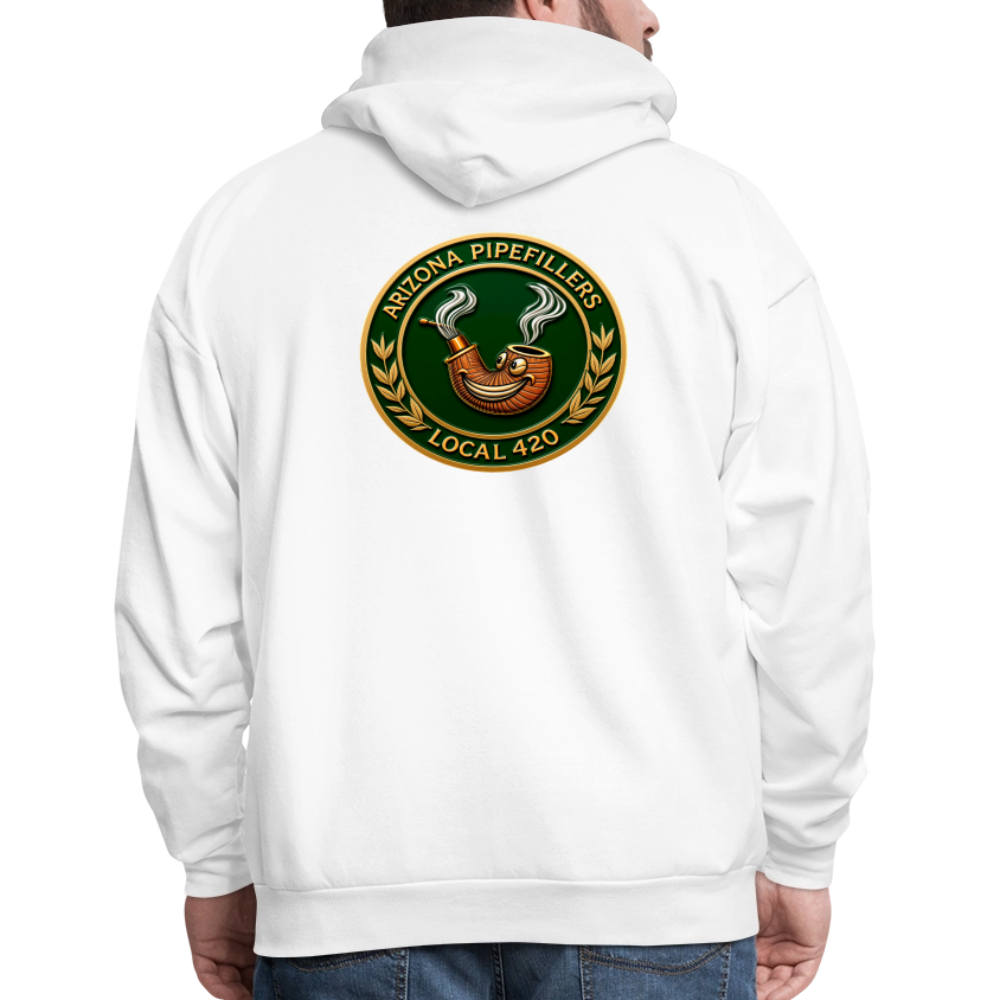 ARIZONIA PIPEFILLERS LOCAL 420 F/B DESIGN Men's Hoodie - white