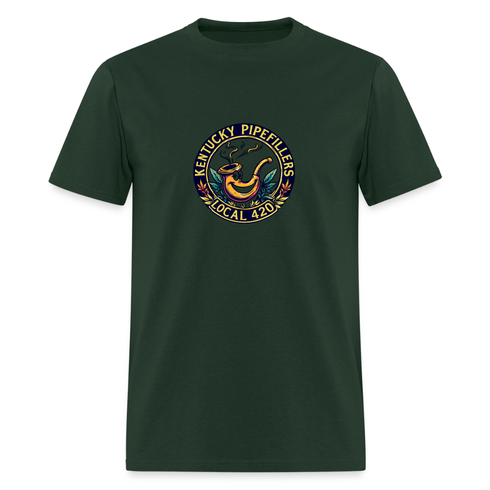 KENTUCKY PIPEFILLERS LOCAL 420 Men's T-Shirt - forest green