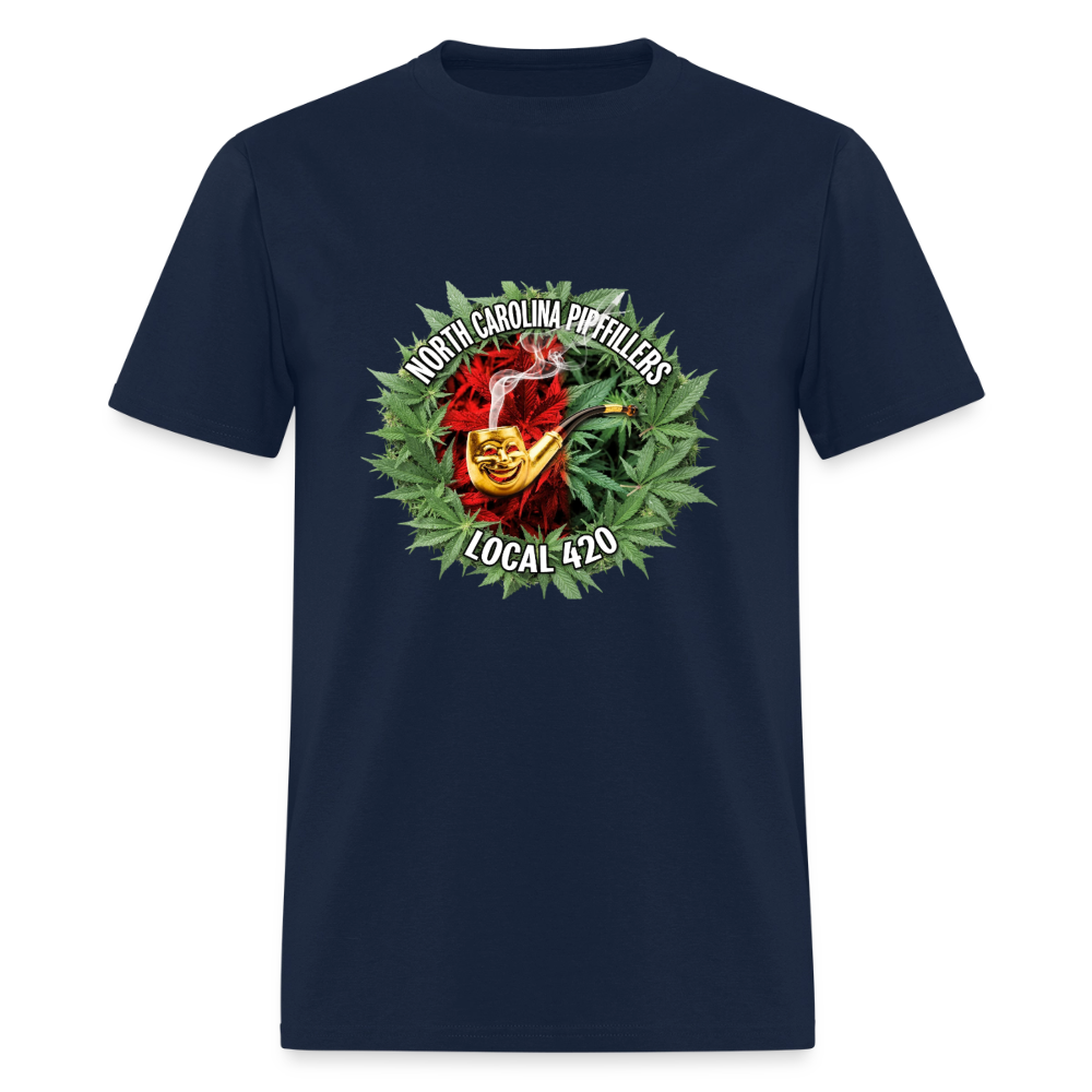 NORTH CAROLINA PIPEFILLERS LOCAL 420 Men's T-Shirt - navy
