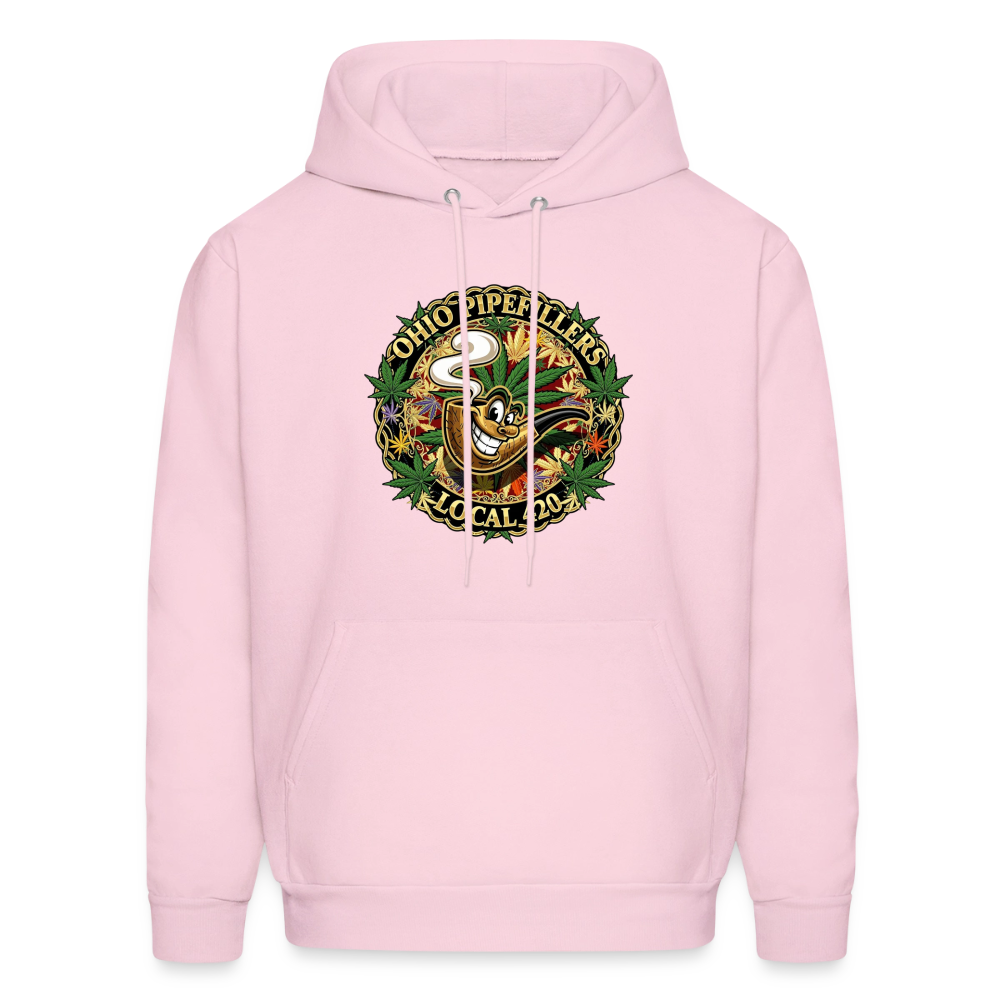 OHIO PIPEFILLERS LOCAL 420 Men's Hoodie - pale pink