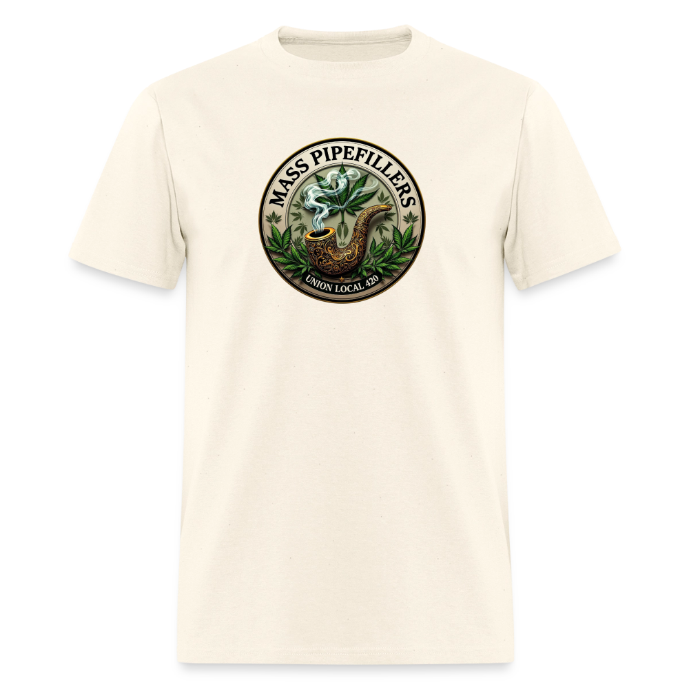 MASS PIPEFILLERS LOCAL 420 Men's T-Shirt - sweet cream heather
