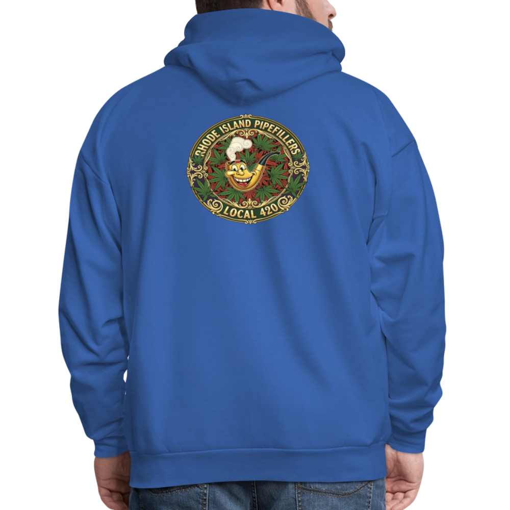 TEXAS PIPEFILLERS LOCAL 420 F/B DESIGN Men's Hoodie - royal blue